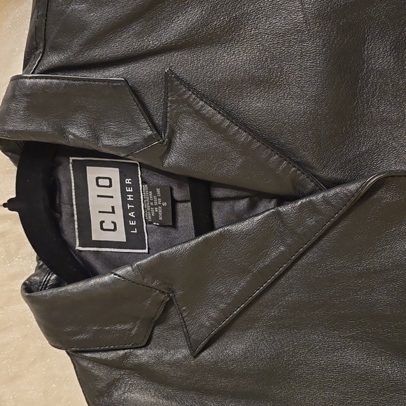Clio Black Leather Jacket - Picture 14 of 14